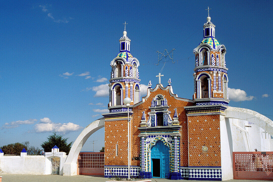 Church at Libres. Mexico