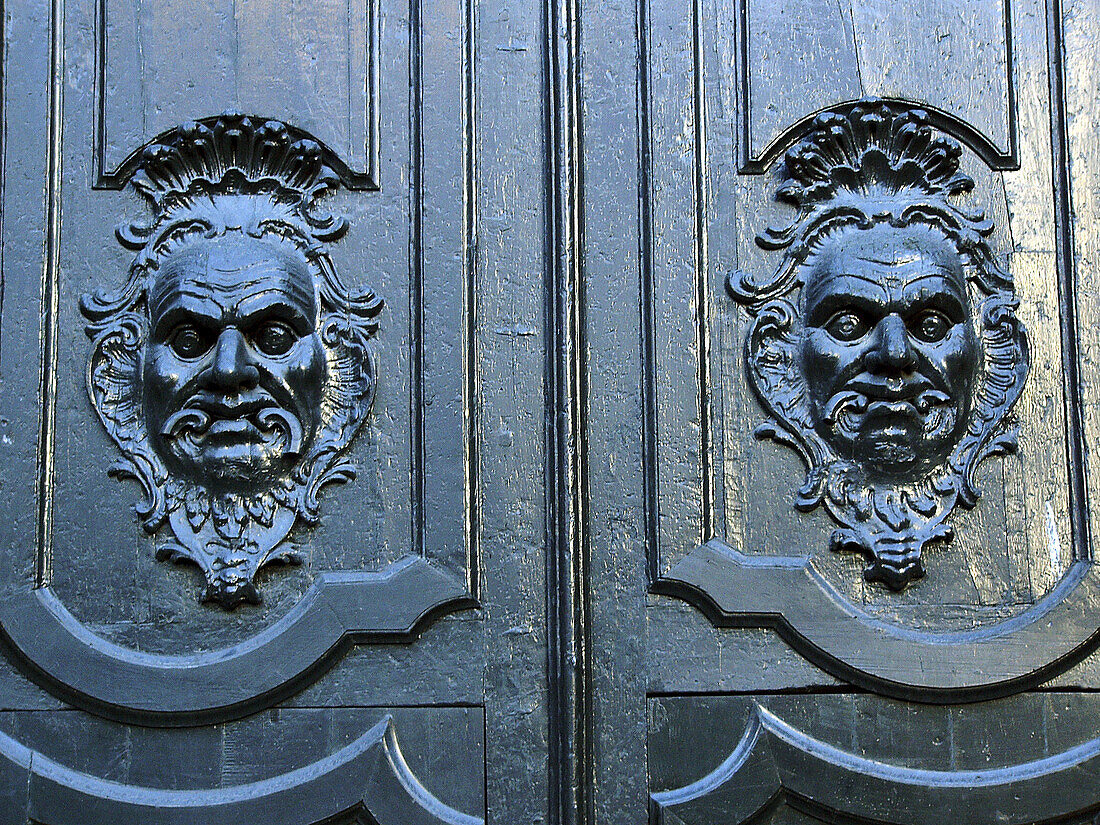 Gate. Santiago de Compostela. Galicia. Spain.