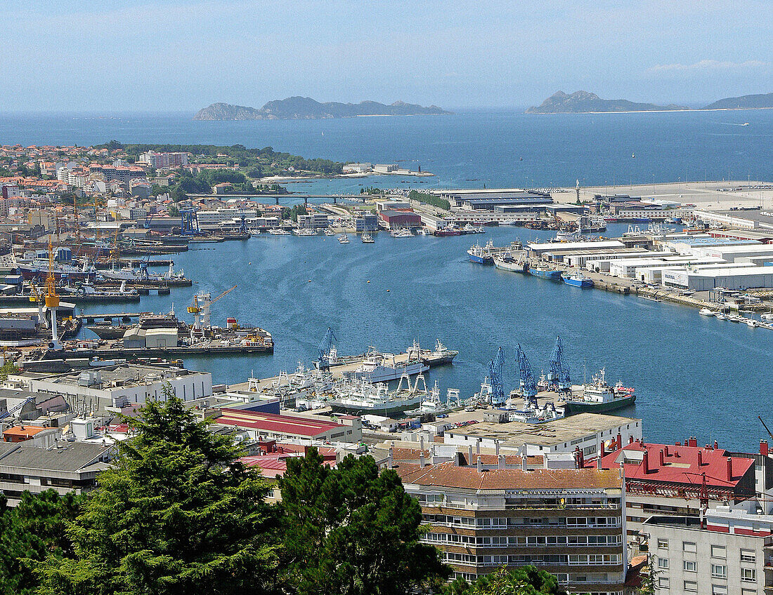 Bouzas harbour. Vigo. Galicia. Spain.