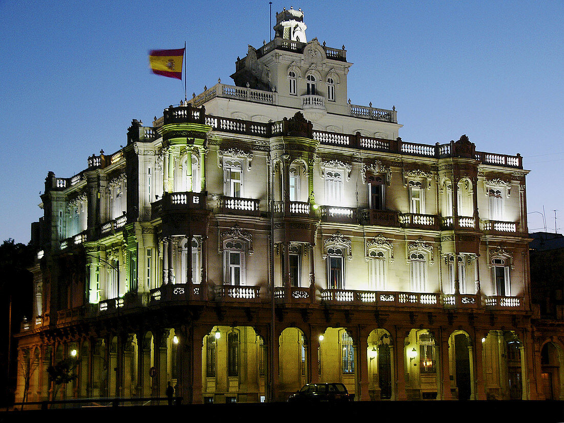 Spanis embassy building. Havana. Cuba