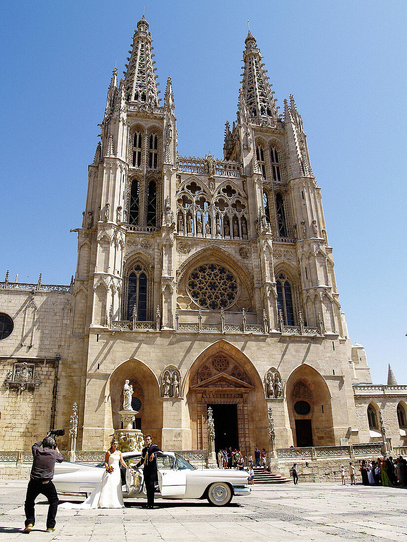 Gothic cathedral, Burgos. Castilla-León, Spain