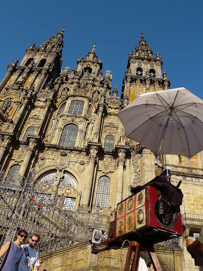 Cathedral, Santiago de Compostela. La Coruña province, Galicia, Spain