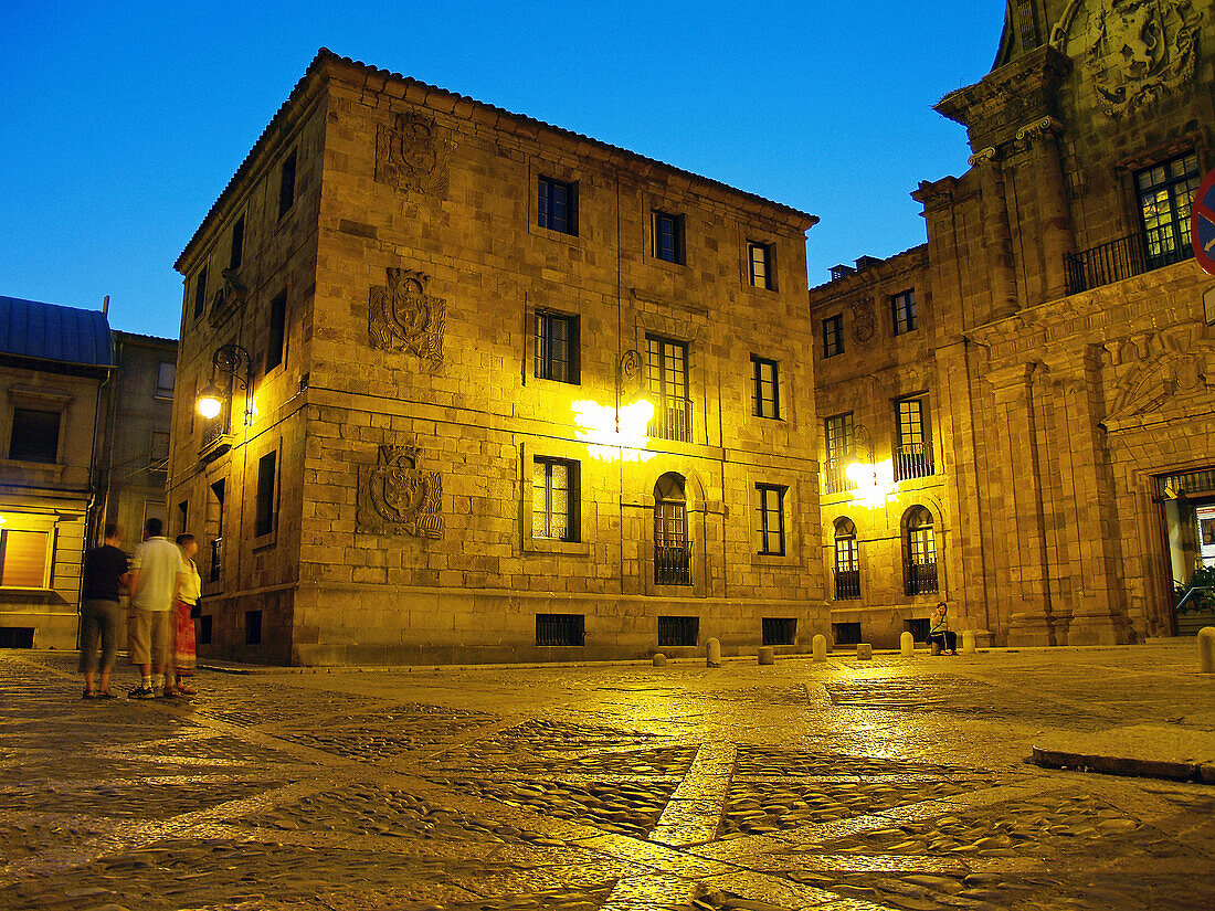 Square, León. Castilla-León, Spain