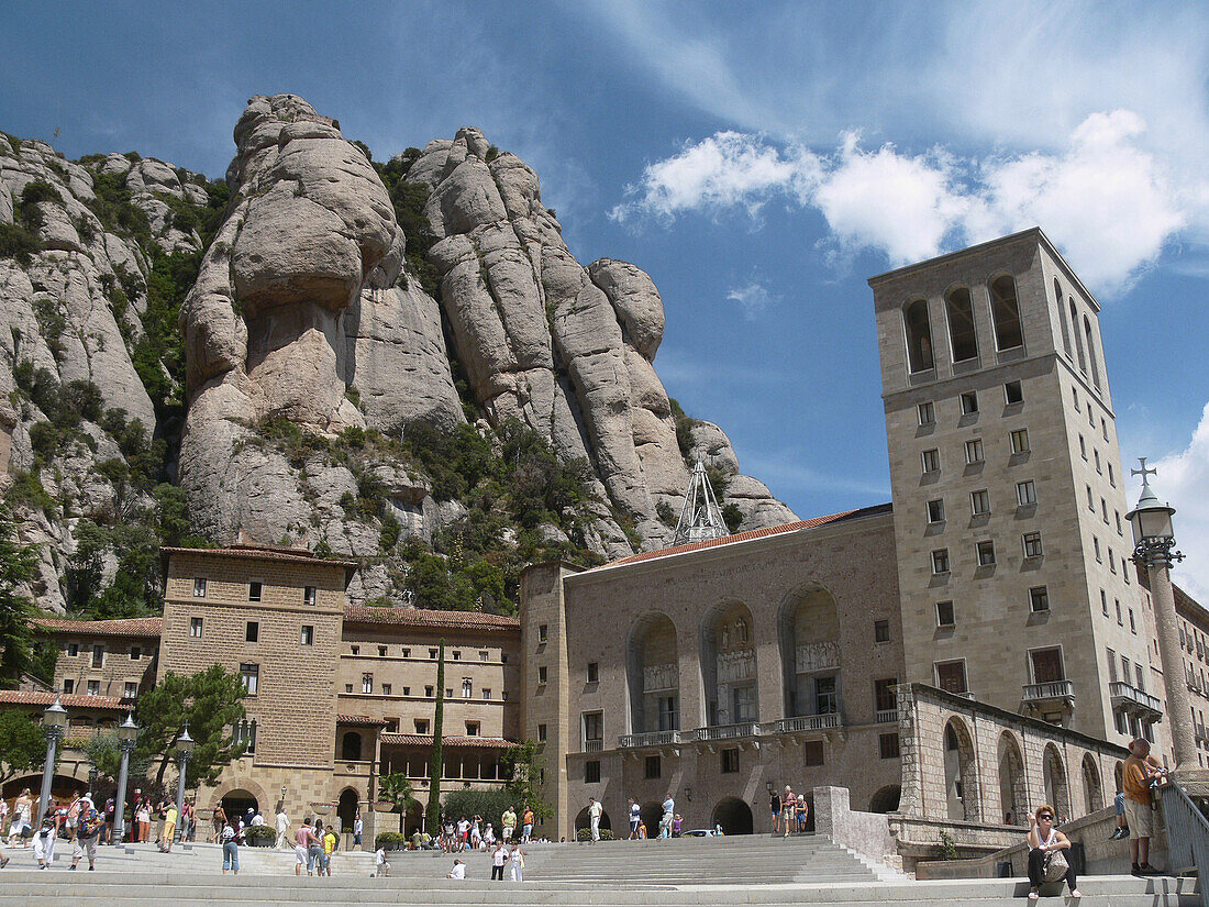 Montserrat Abbey. Barcelona province. Spain.