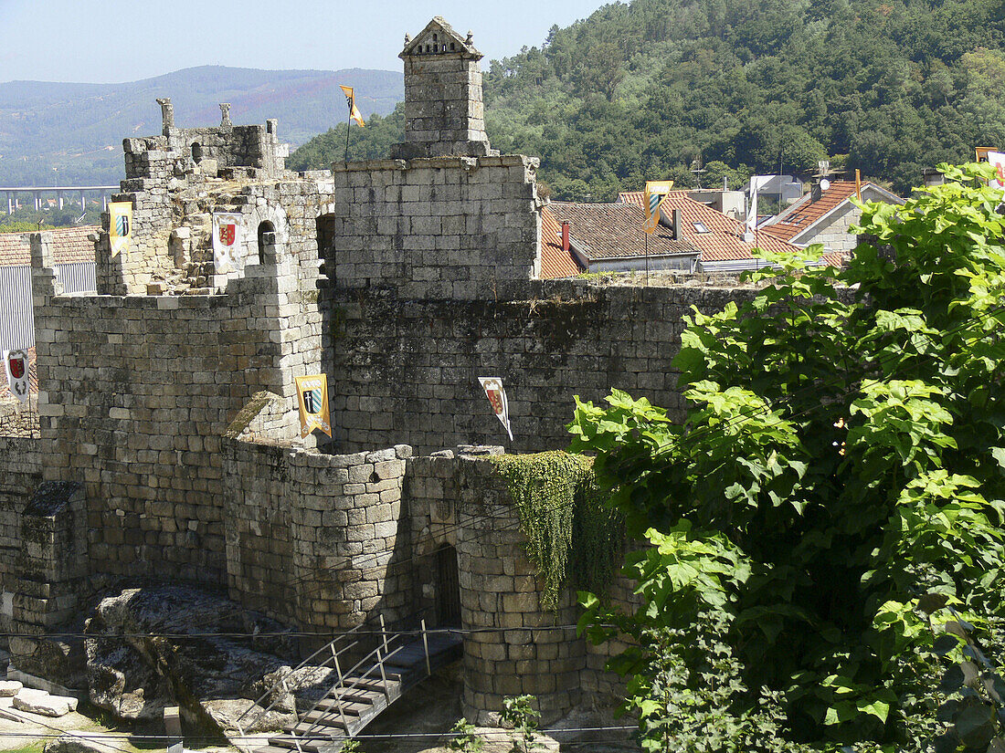 Castle. Ribadavia. Ourense province. Galicia. Spain.