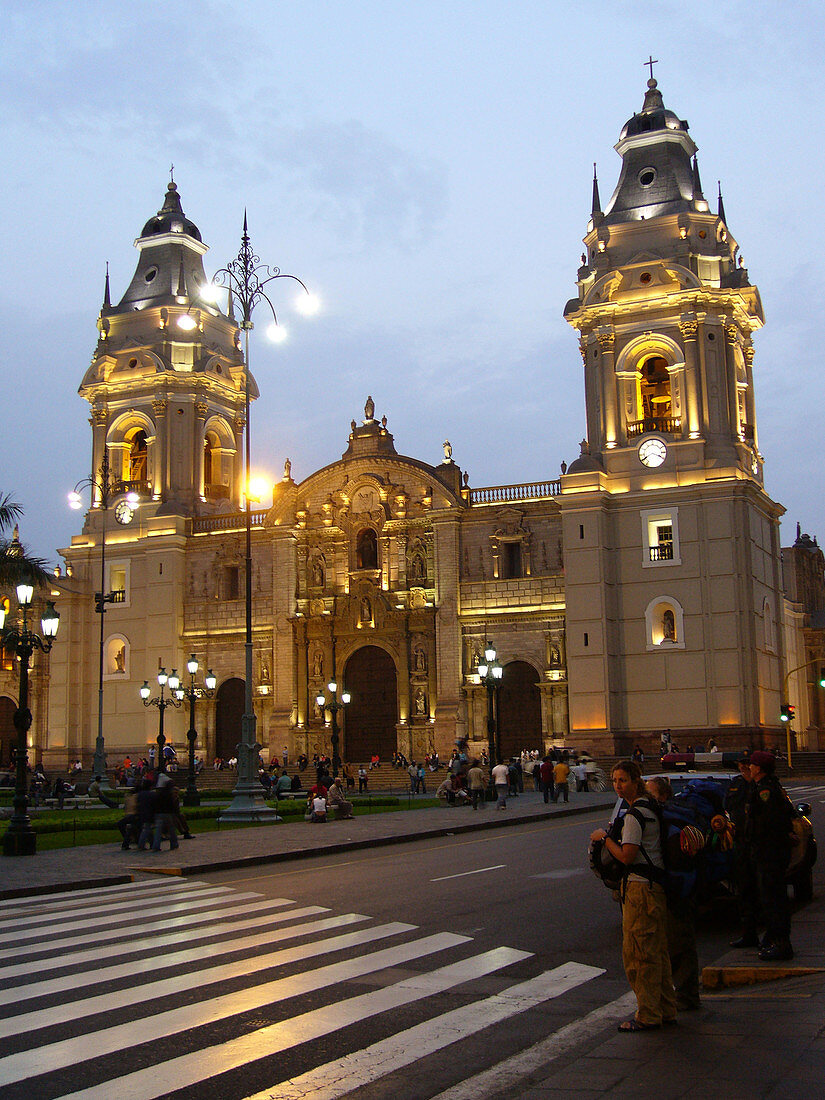 Cathedral. Historic centre. Lima. Peru