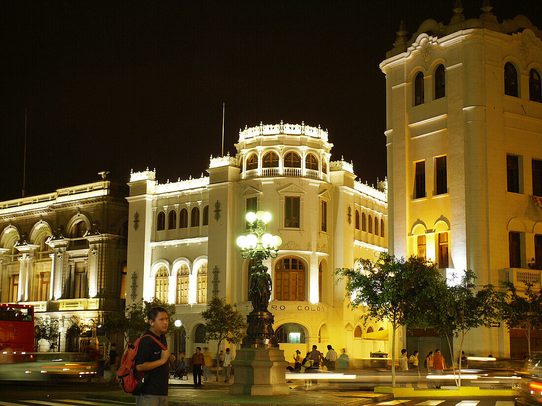 Colon Theater. Historic centre. Lima. Peru