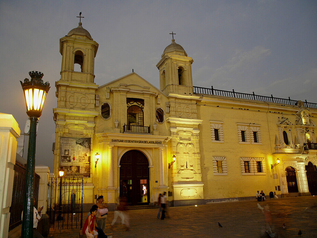 Sanctuary of Ntra. Sra. De la Soledad and San Francisco church. Lima. Peru