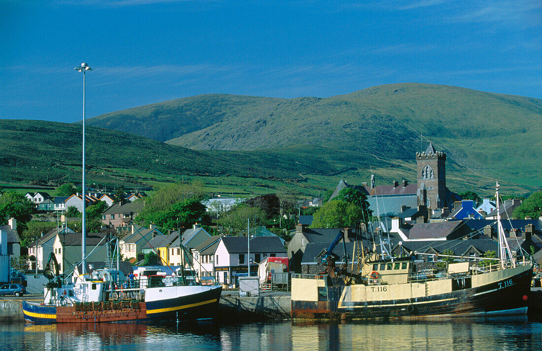 Dingle Harbour in County Kerry. Ireland