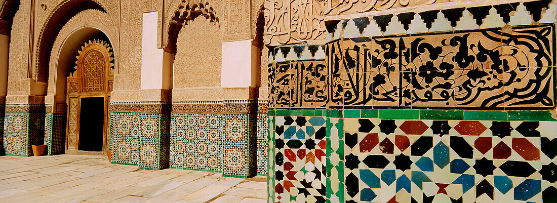 Medersa Ben Youssef. Marrakech. Morocco