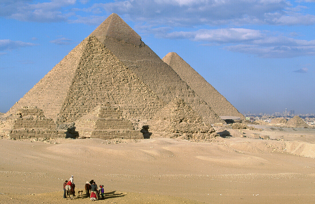 Pyramids of Gizeh. Egypt