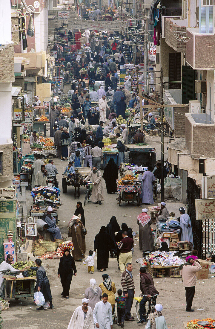 Street scene. Luxor. Egypt