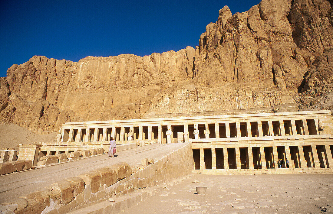 Hatschepsut Temple in Deir el-Bahari. Luxor. Egypt