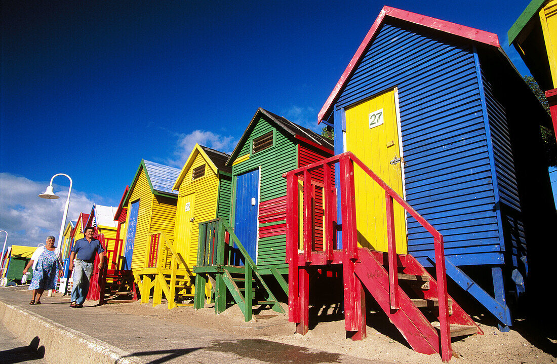 Beach houses in Cape Peninsula. South Africa
