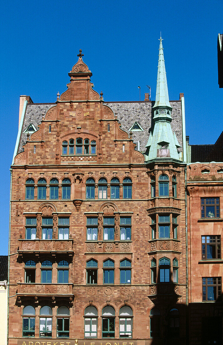 Building in Malmö, Skåne. Sweden