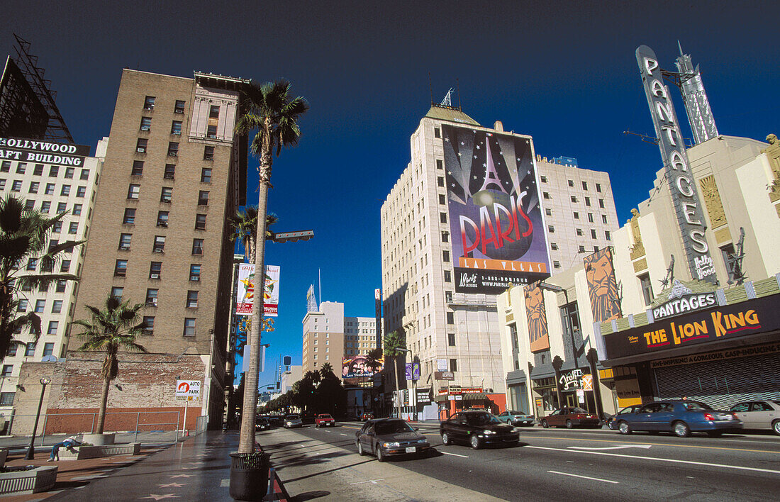 Hollywood Boulevard. Los Angeles. California, USA