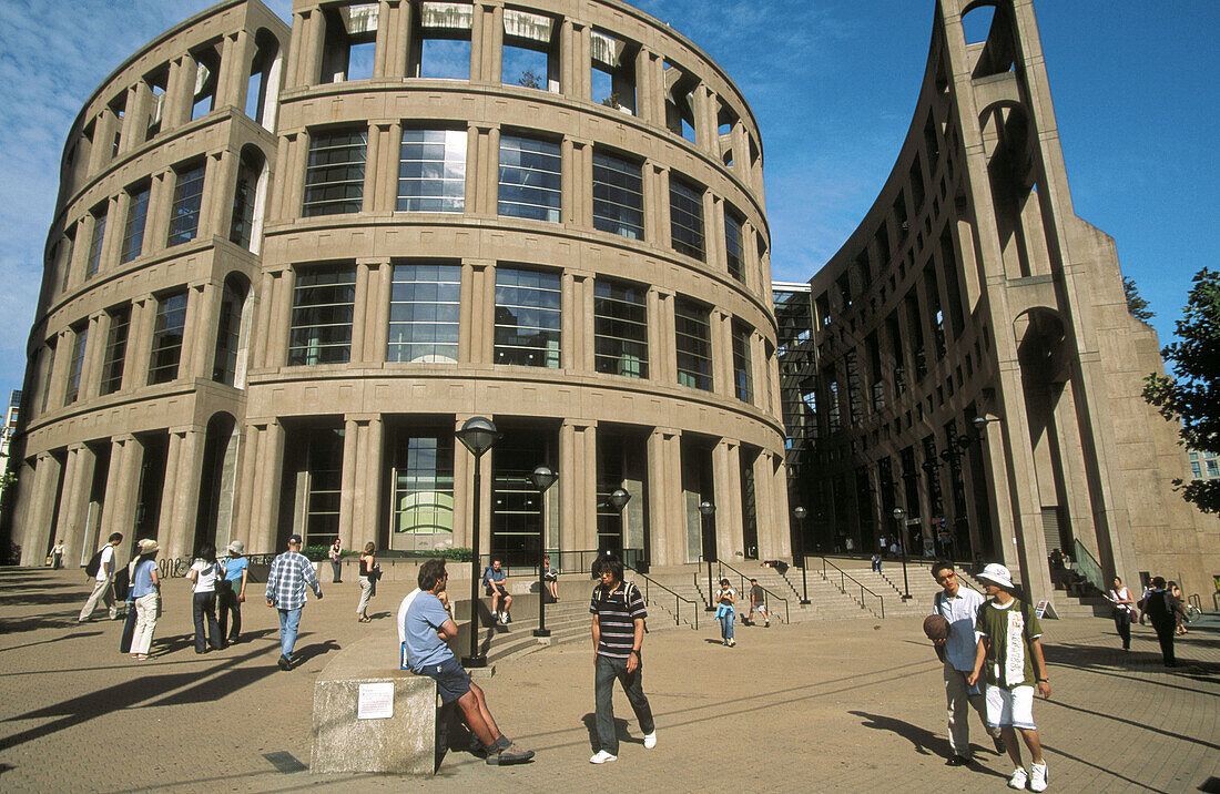 Vancouver Public Library Building (by Moshe Safdie, 1995). British Columbia. Canada