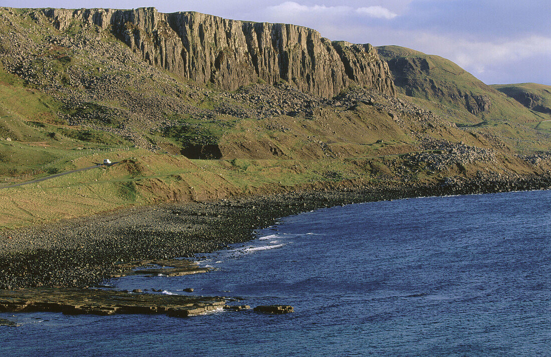 Trotternish peninsula. Isle of Skye. Highlands. Scotland. UK.
