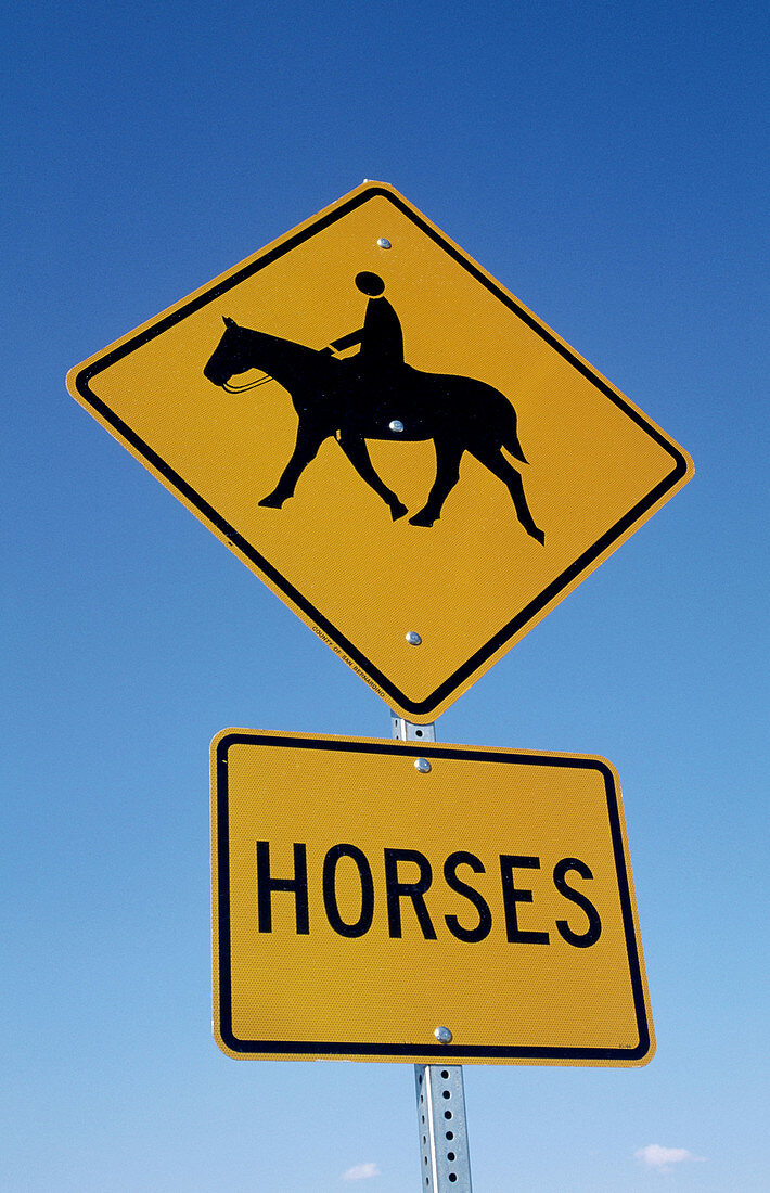 Traffic sign. California. USA.