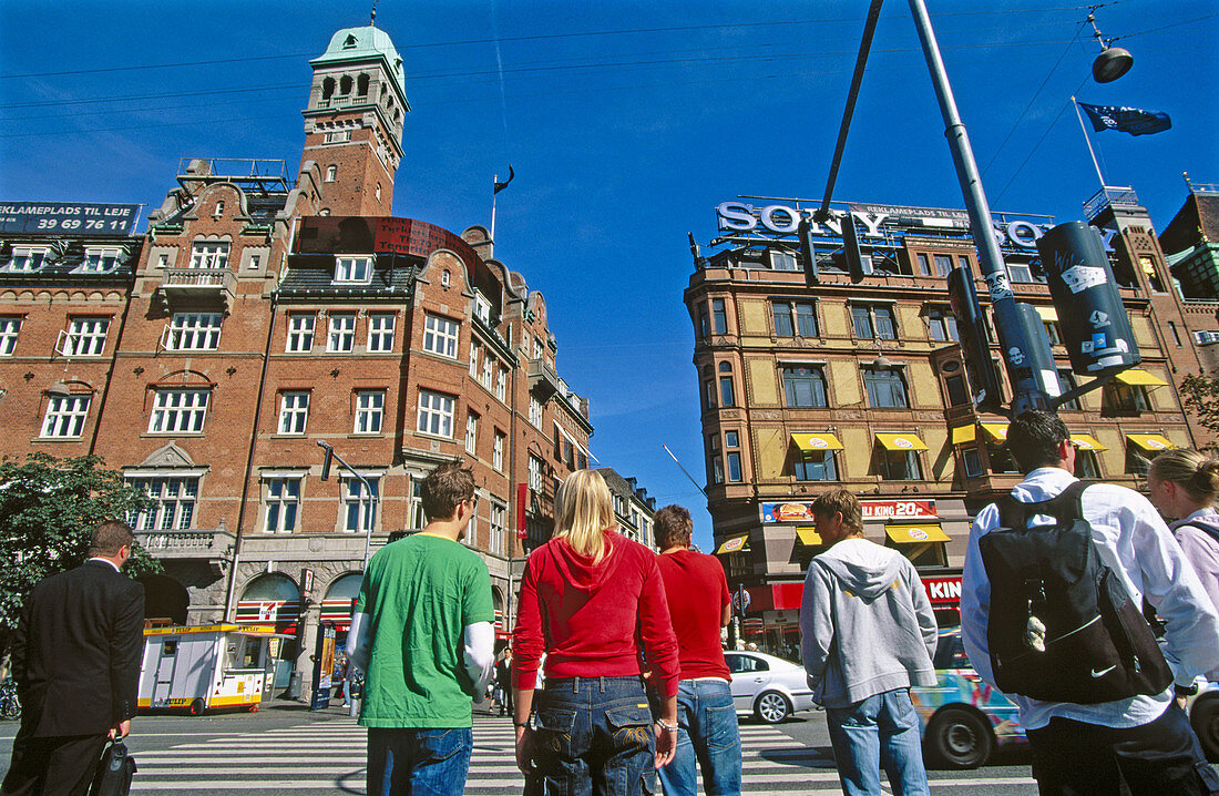 Raadhuspladsen ( Town Hall Square ). Copenhagen. Denmark