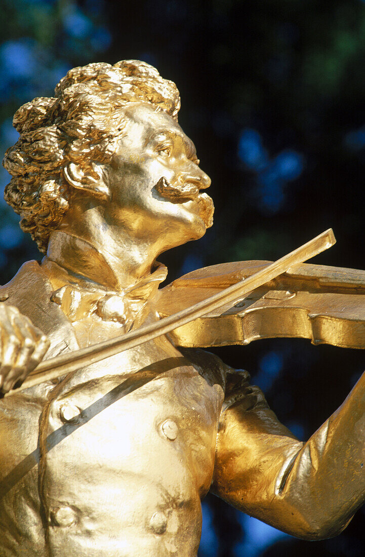 J. Strauss Monument. Vienna. Austria