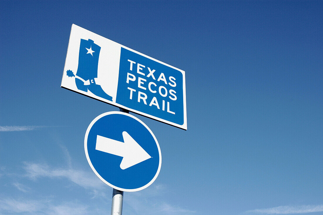 History trail in west Texas, The Texas Pecos Trail