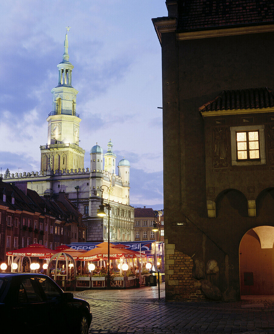 Town hall from the XVI-XVII century. Poznan. Poland