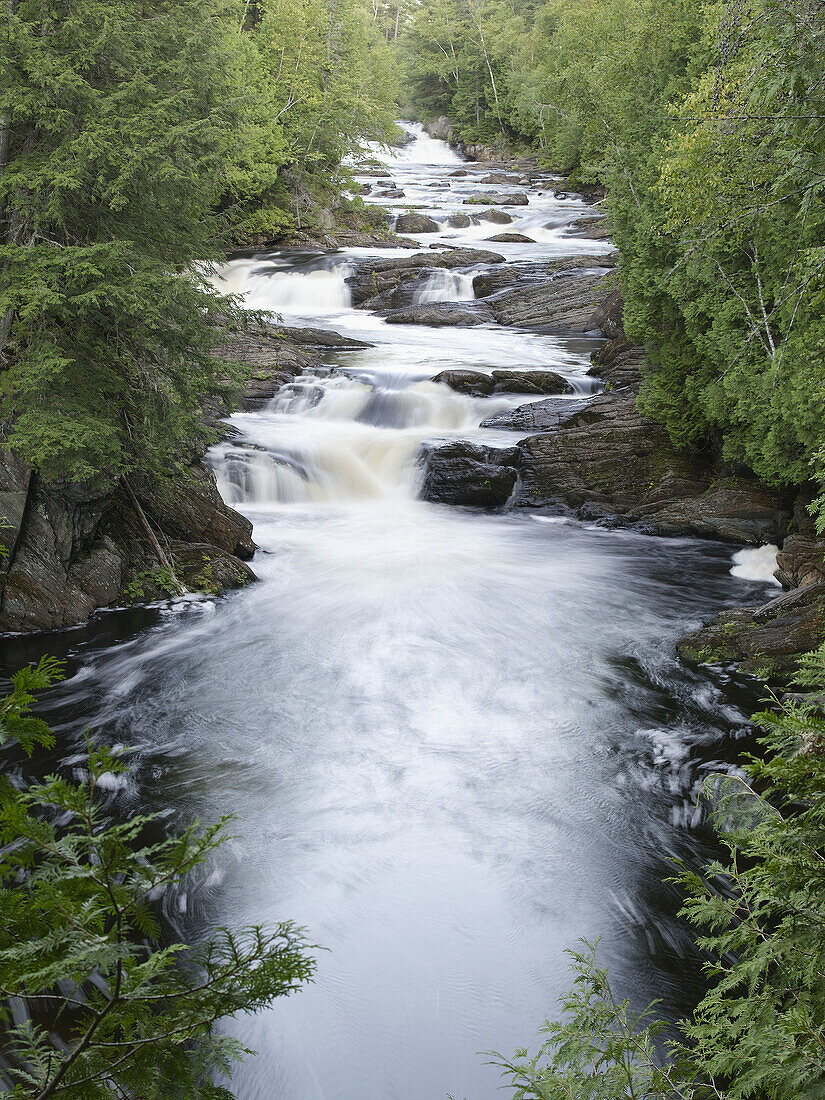 Upper Moxie Falls, Maine. USA.