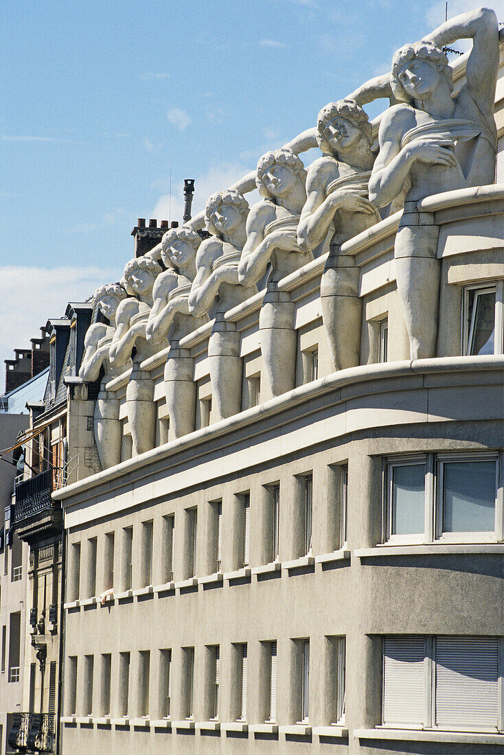 Paris apartments, rooftops of Paris, Paris, France