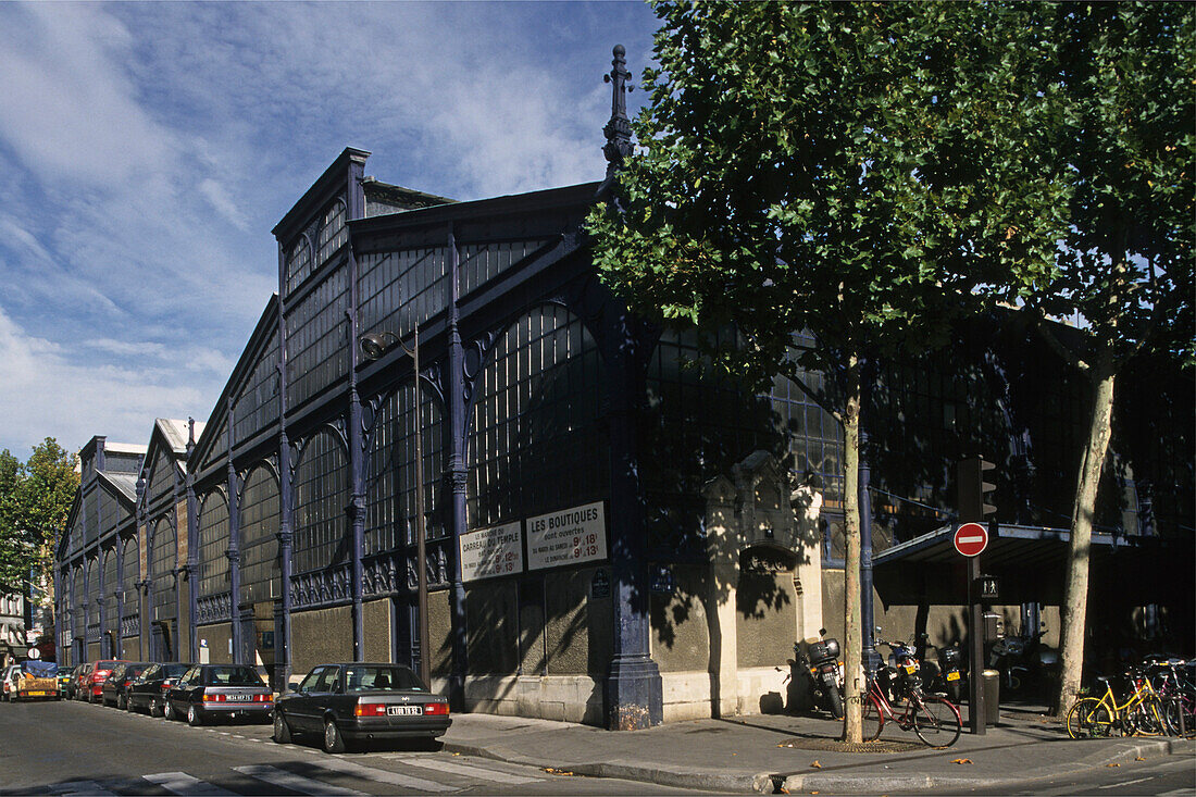 Kleidermarkt Carreau du Temple, Sentier quarter, 3. Arrondissement, Paris, Frankreich