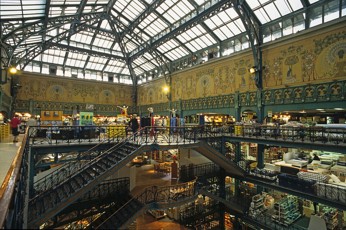 Interior view of the La Samaritaine department store, 1. Arrondissement, Paris, France, Europe