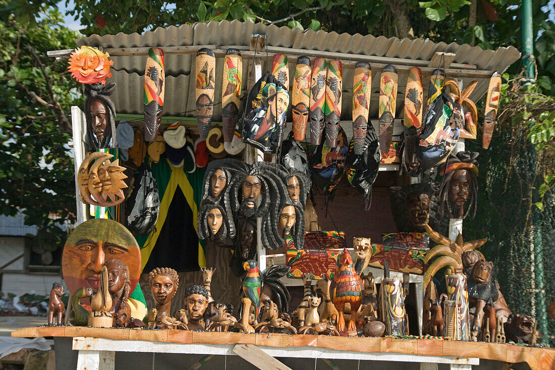 Jamaika Negril Rastafrai Shop Reggä Souvenirs
