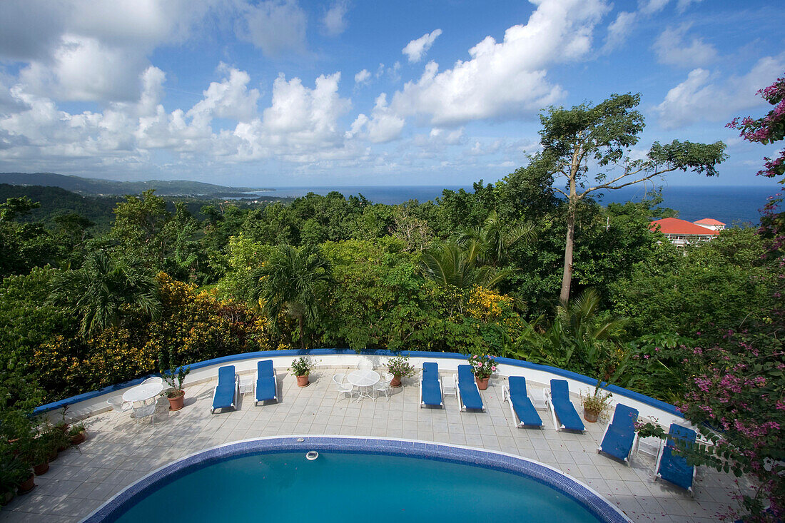 Jamaika Port Antonio Mockingbird Hill Hotel Pool