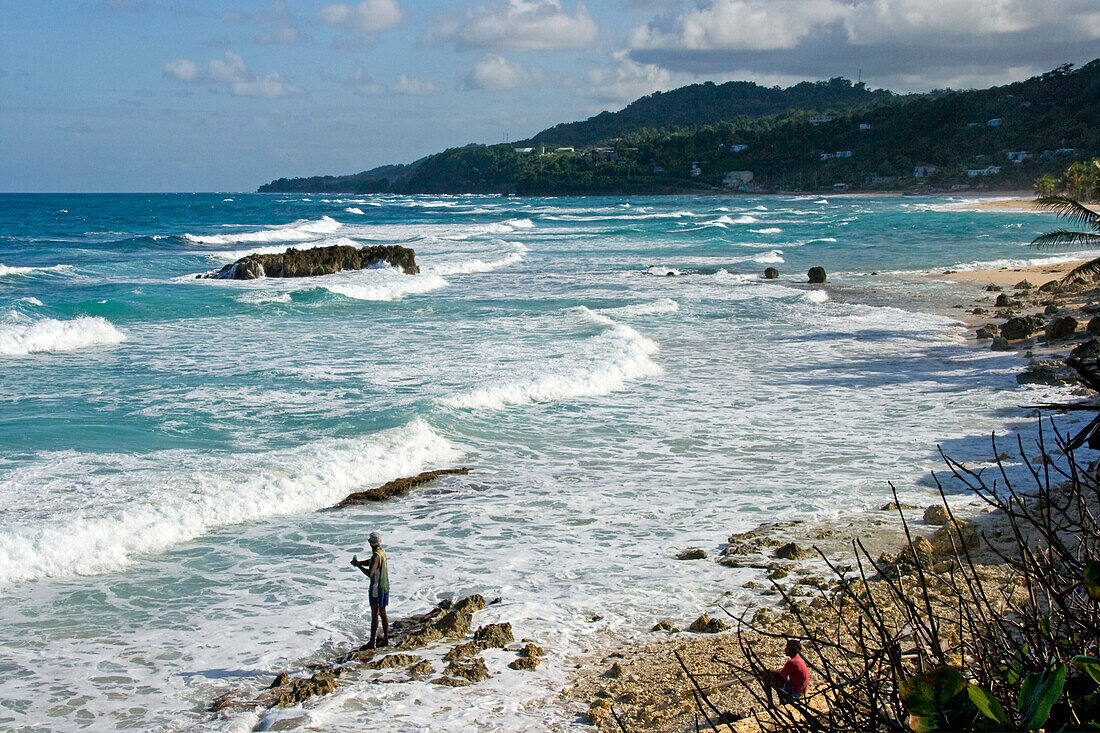 Jamaika Long bay  an der Ostküste