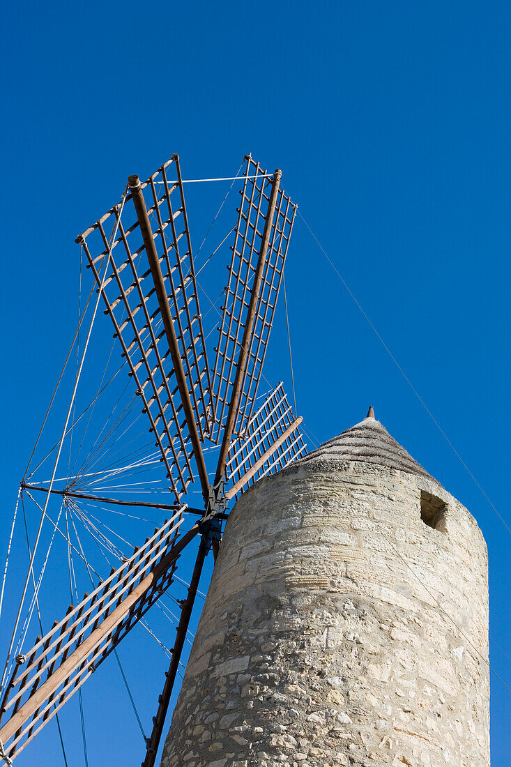 Windmühle in Manacor, Mallorca, Balearen, Spanien, Europa