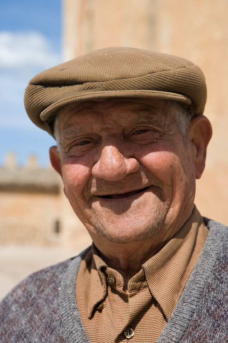 Älterer Mallorquiner, nahe Platja de Canyamel, Mallorca, Balearen, Spanien, Europa