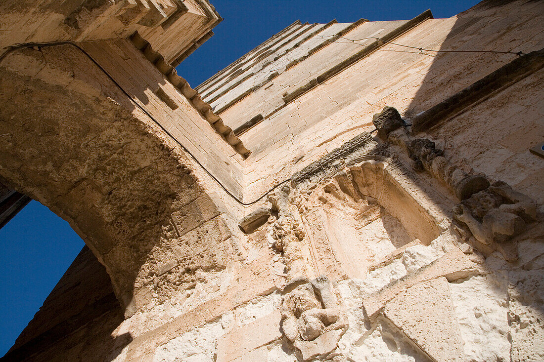 Archway Detail at Esglesia Parroquial de Santa Maria Church, Sineu, Mallorca, Balearic Islands, Spain