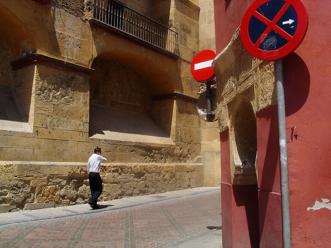 Street by the Great Mosque, Córdoba. Andalusia, Spain