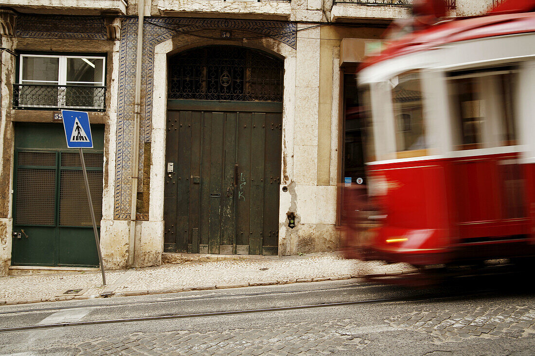 Tramway. Lisbon. Portugal