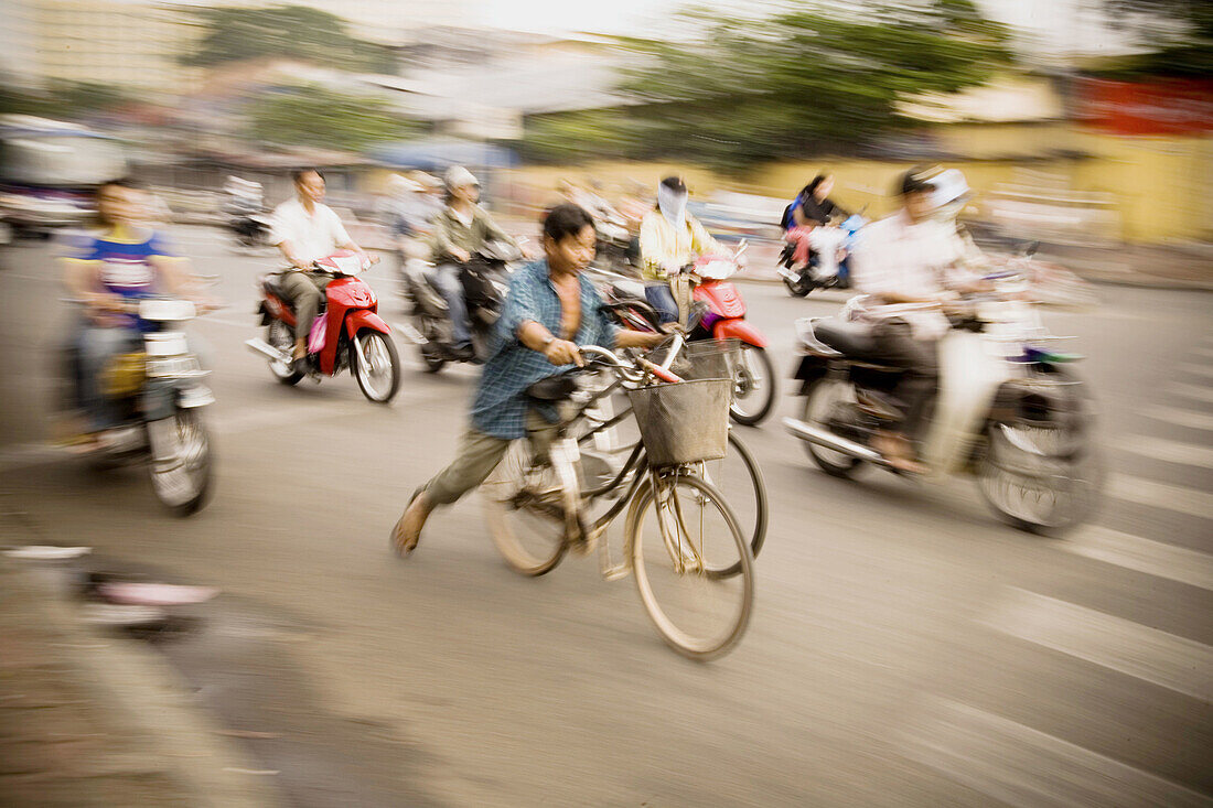 Traffic. Ho Chi Minh City. Vietnam.