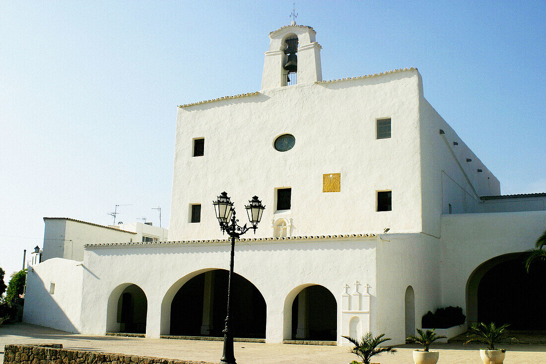 Church. Sant Josep de la Talaia. Ibiza, Balearic Islands. Spain