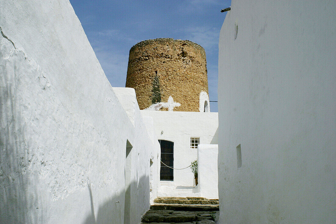 Traditional architecture. Sant Llorenç de Balàfia. Ibiza, balearic Islands. Spain