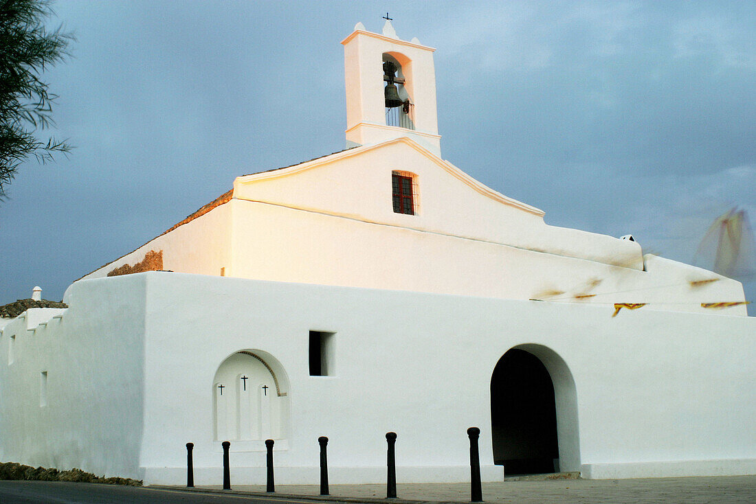 Church. Sant Llorenç de Balàfia. Ibiza, Balearic Islands. Spain