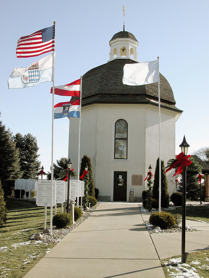 Replica of Silent Night Chapel from Oberndorf, Austria. Frankenmuth, Michigan. USA.