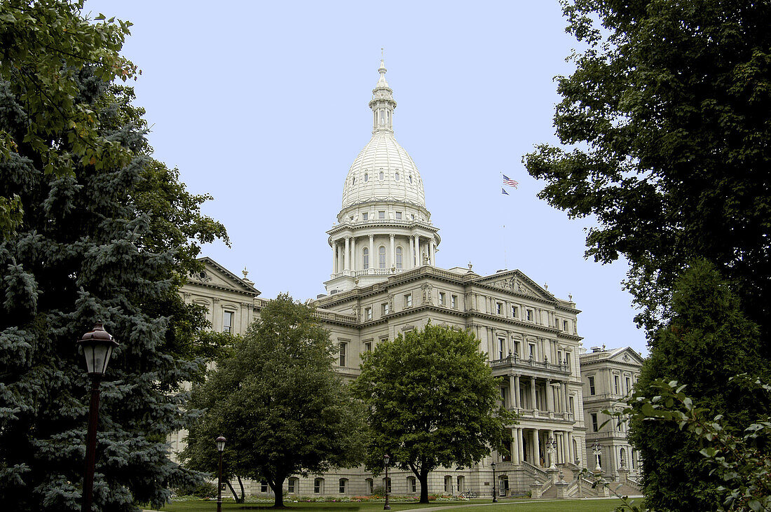 The capitol building. Lansing, Michigan. USA