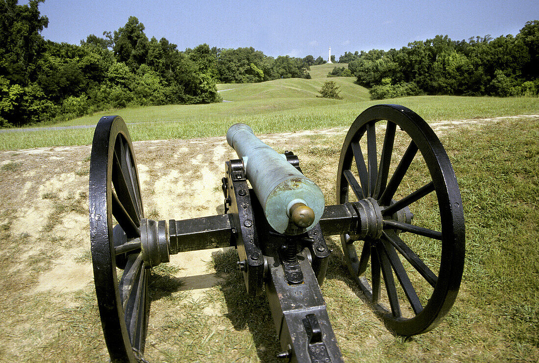 Old cannon, Vicksbury National Military Park. Mississippi, USA