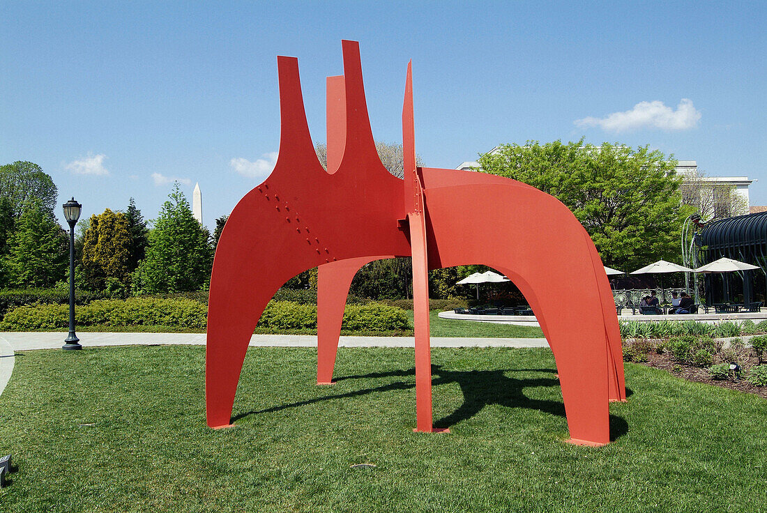 Sculpture garden, National Gallery of Art, Washington D.C. USA