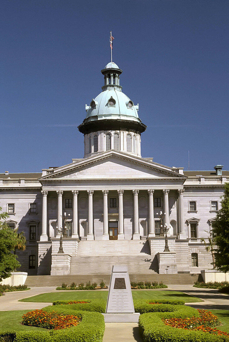 The State Capitol Building at Columbia South Carolina SC