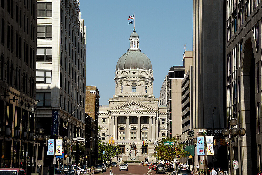 State Capitol building, Indianapolis. Indiana, USA