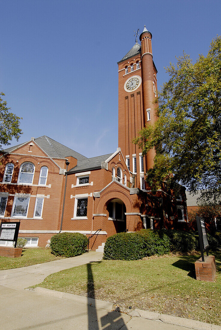 First Presbyterian Church in historic Selma. Alabama. USA.